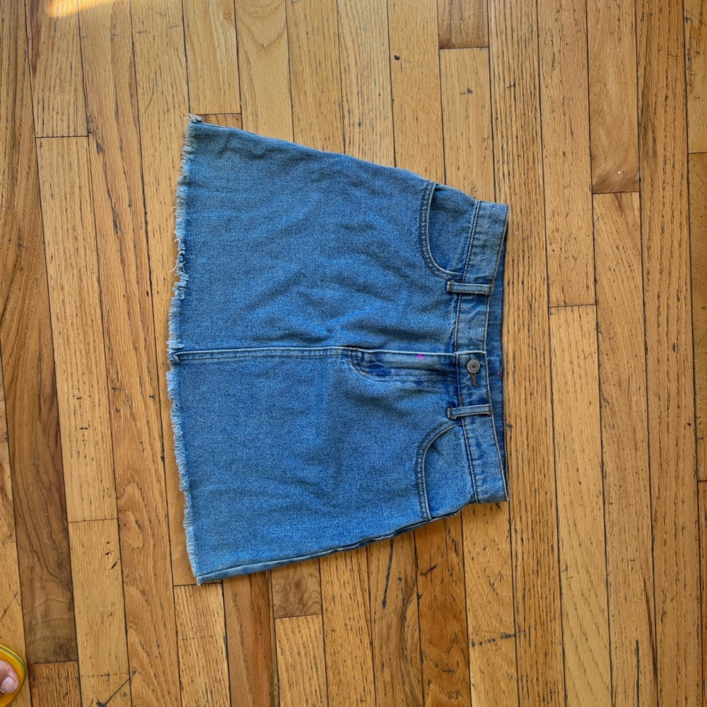 Denim Mini Skirt